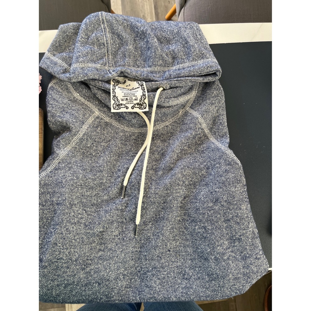 JO & CO Jeans Genuine Quality Heather Blue Cotton Polyester Hoodie P/S